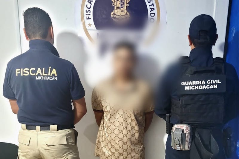 Detienen a El Mamey en Apatzingán