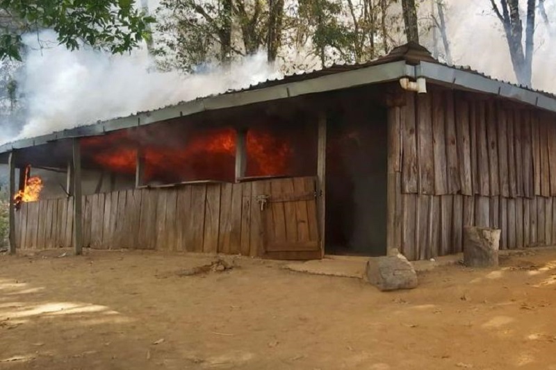 campamentos clandestinos, Chinicuila, Michoacán