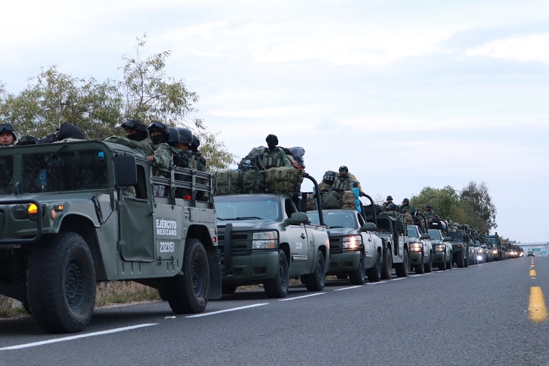 Ejército Mexicano, GN, Michoacán, Refuerzos