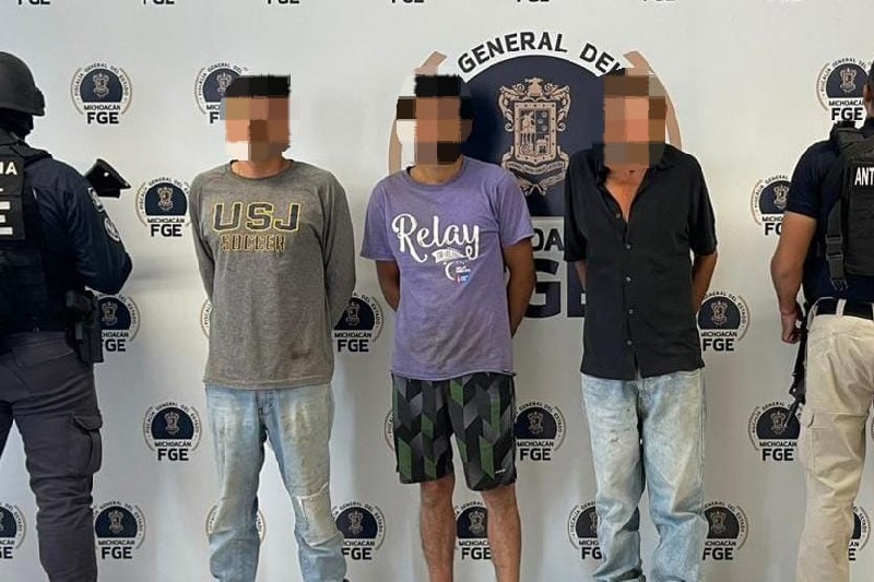 CJNG, Detenidos, SSP, Michoacán
