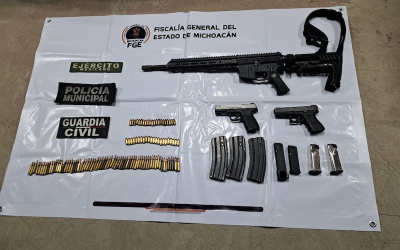 Armas aseguradas