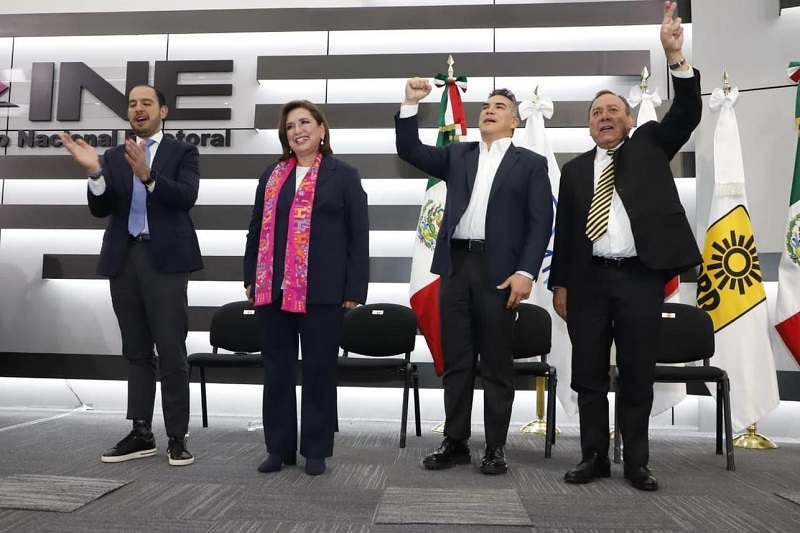 Xóchitl Gálvez, INE, PRD, Registro