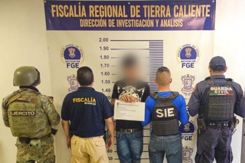 Aprehensión en Apatzingán