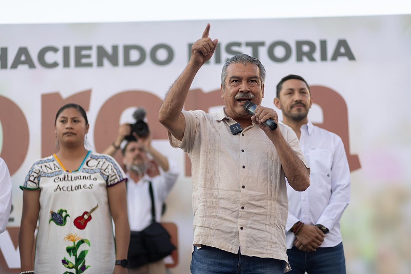 Raúl Moron, Morena, Claudia Sheinbaum,