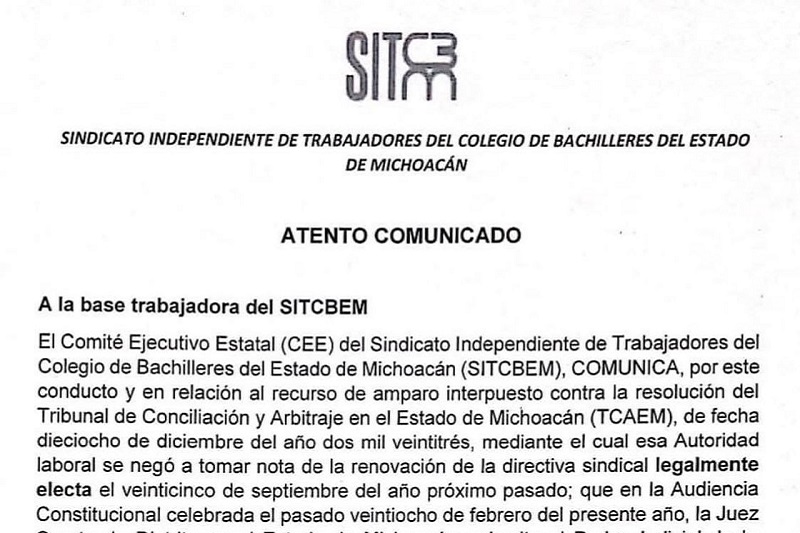 Sitcbem Michoacán