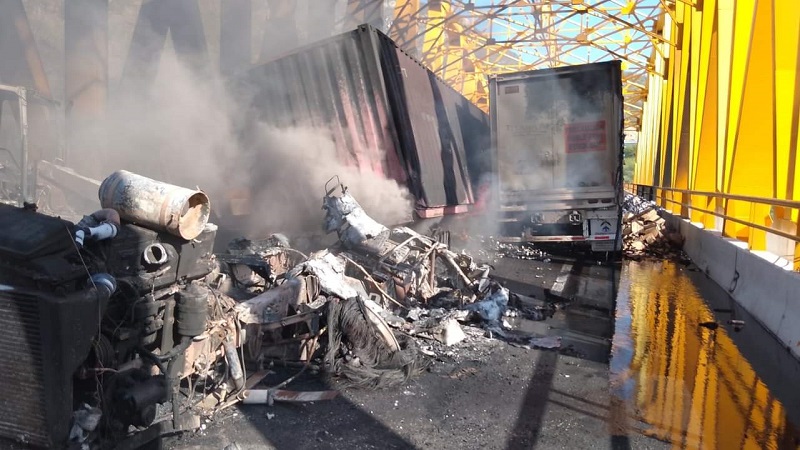 autopista Siglo XXI, Incendio