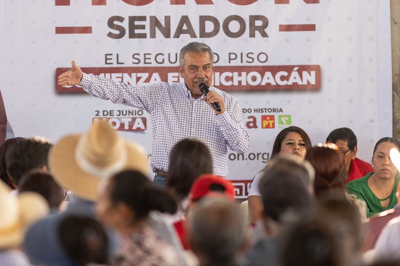 Claudia Sheinbaum, Morena, Raúl Morón, Michoacán