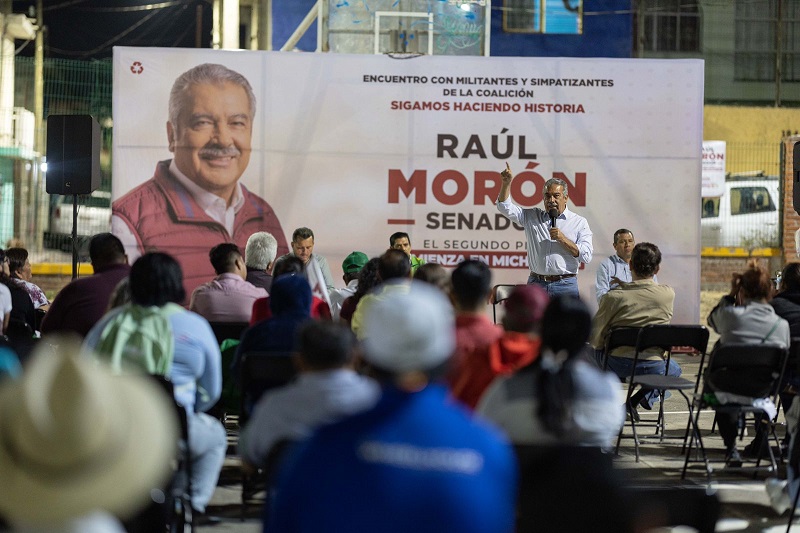 Raúl Morón, Morena