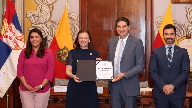 Tatjana Conic, Serbia, Morelia, Huésped Distinguida, Ayuntamiento de Morelia
