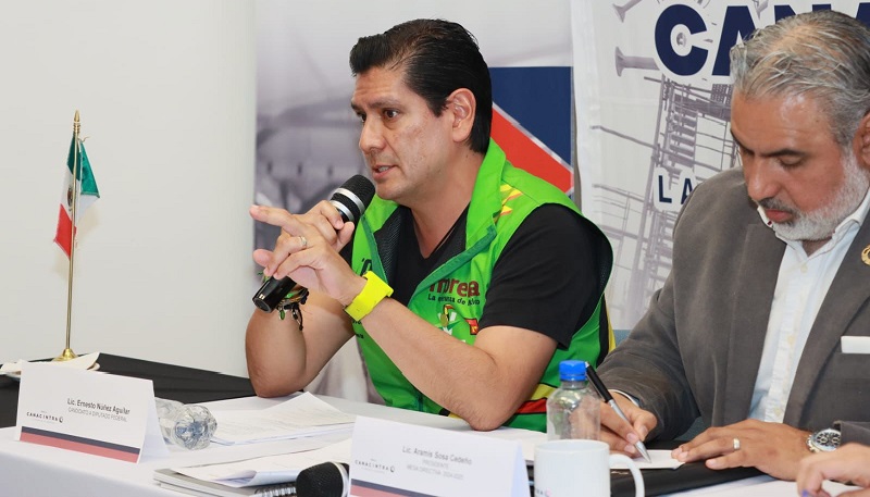 Canacintra Morelia, PVEM, Ernesto Núñez