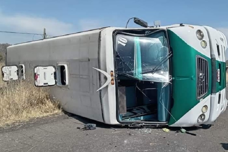 15 lesionados, Morelia, Accidente