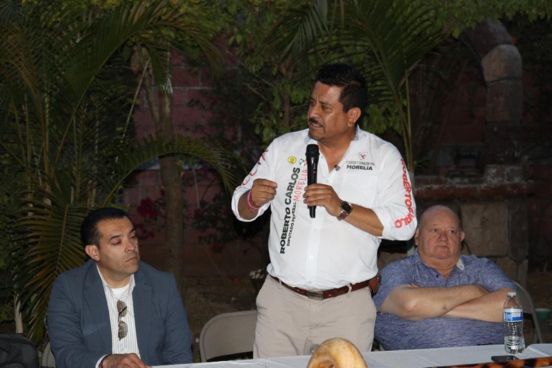 Roberto Carlos López, PRI, PAN, PRD, Morelia