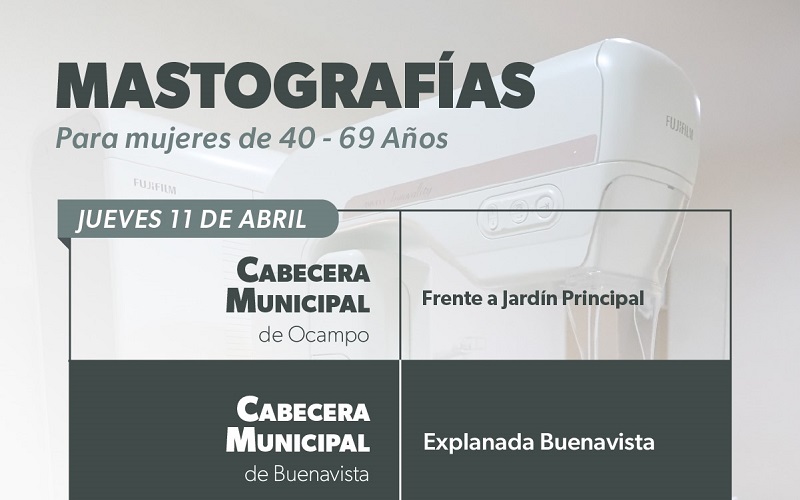 SSM Michoacán, Mastografías