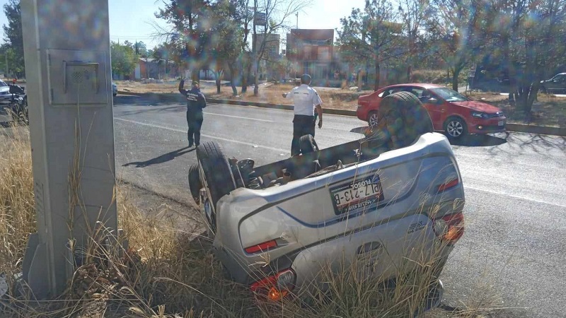 volcadura en Morelia