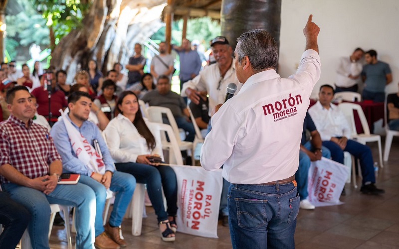 Raúl Morón, Michoacán, 4T