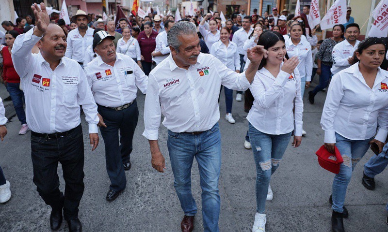 Raúl Morón, Morena
