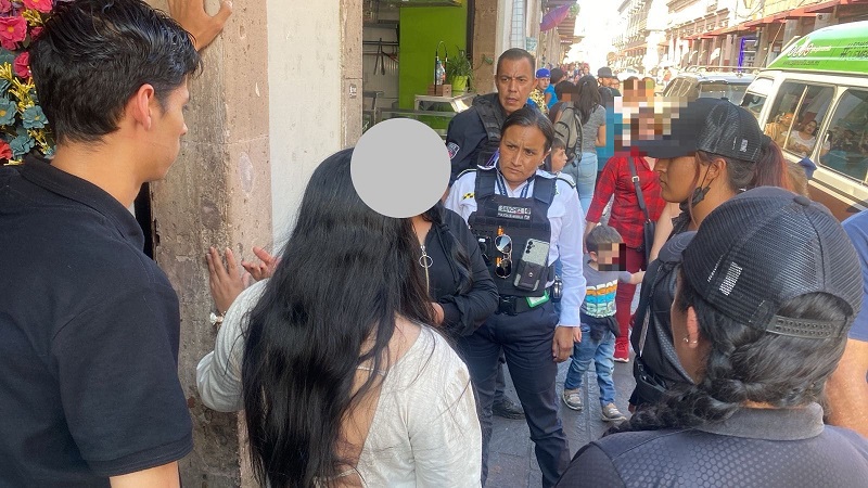 Policía Morelia, Riña