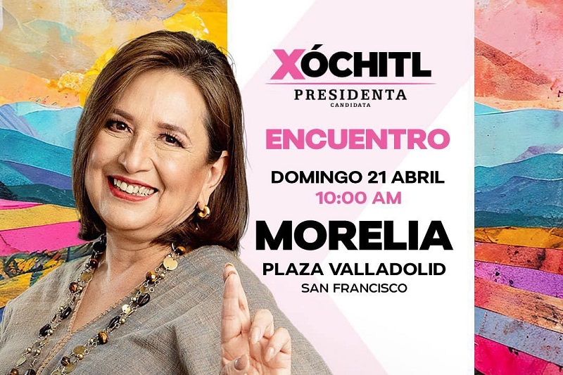 Xóchitl Gálvez, Fuerza y Corazón por México, Morelia