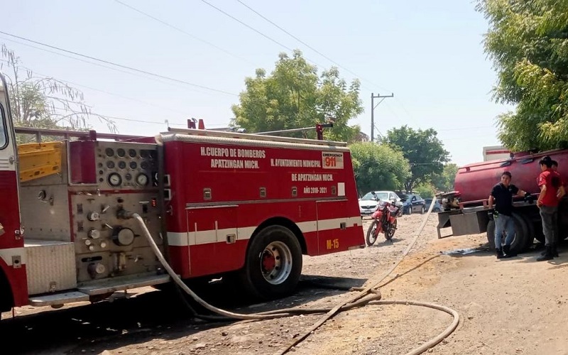 Incendio en Apatzingán