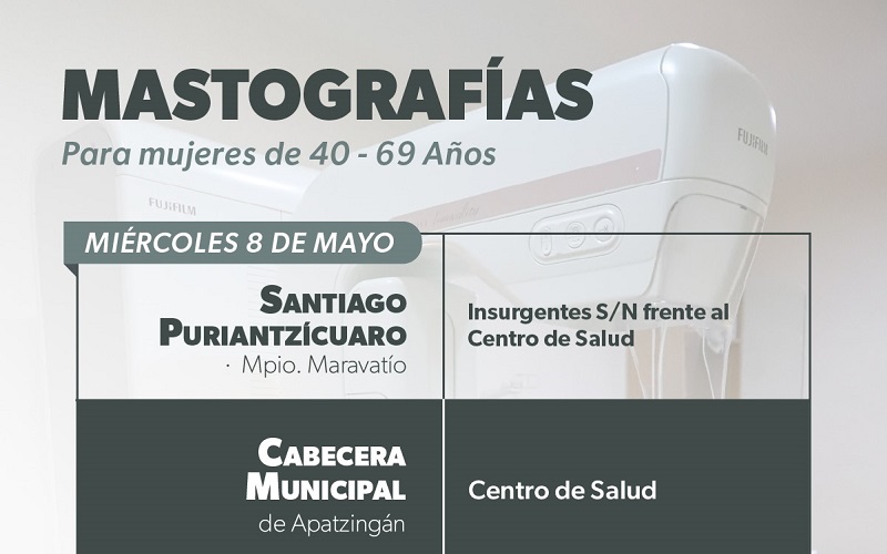 SSM, mastografías, Michoacán