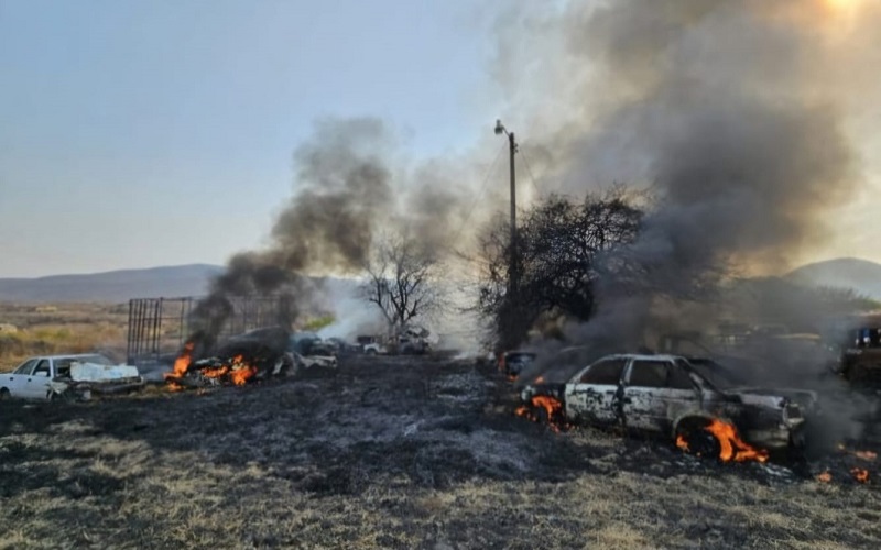 Incendio en Apatzingán