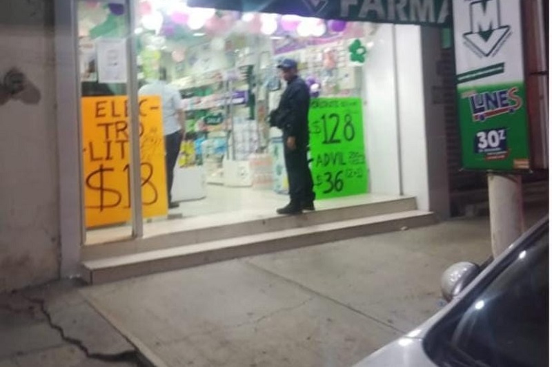 Asalto con granada en Apatzingán