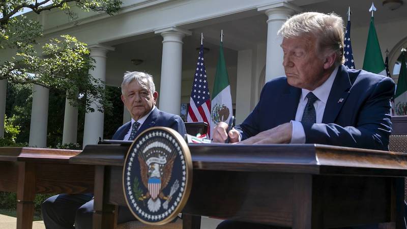 AMLO, Donald Trump