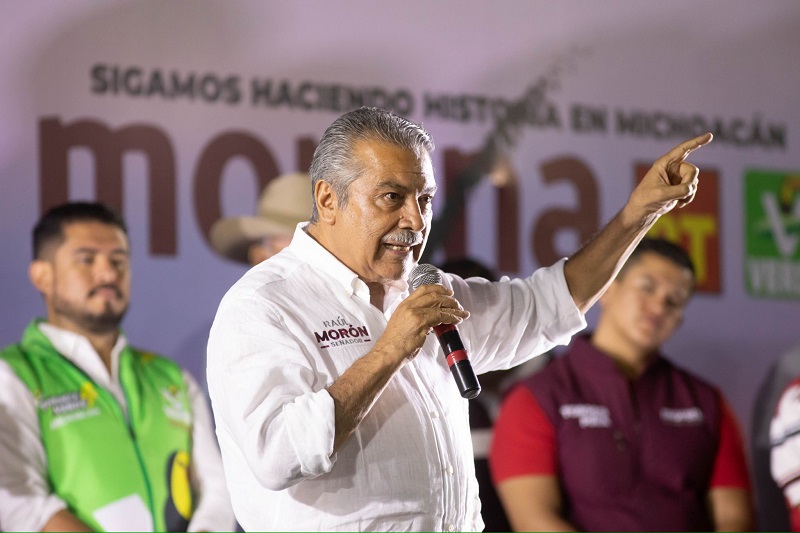 Morena, PT, PVEM, Raúl Morón