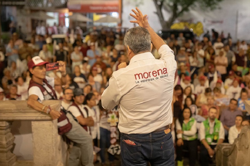 Morena, PT, PVEM, Raúl Morón