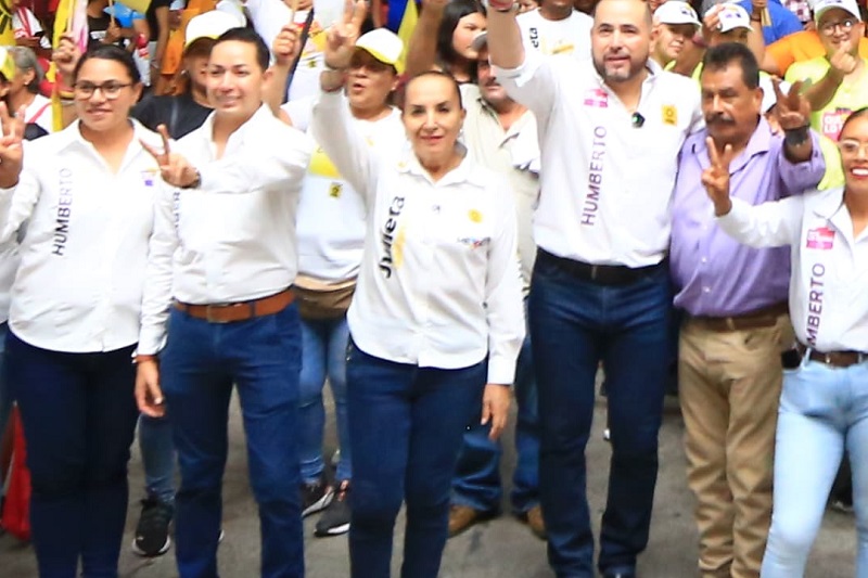 Julieta Gallardo, PRD, PAN, PRI