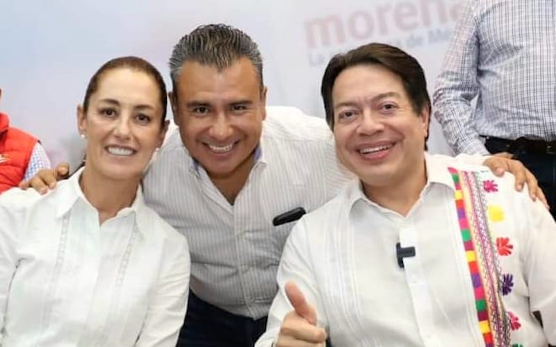 Claudia Sheinbaum, Fidel Calderón, Mario Delgado