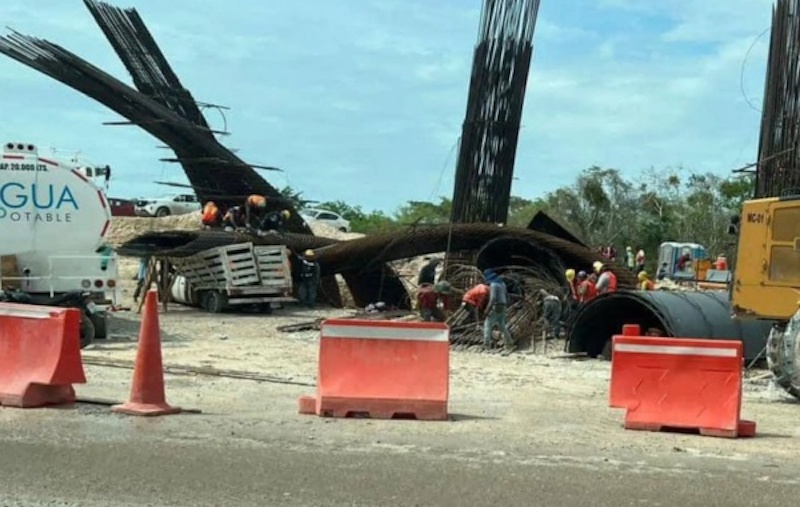 Accidente, Tren Maya