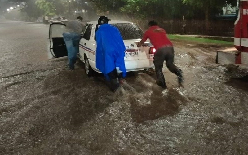 Fuertes lluvias, Apatzingán