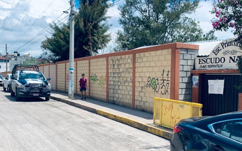 Escuela primaria, Asalto armado, Morelia