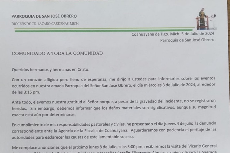 Denuncia, Coahuayana