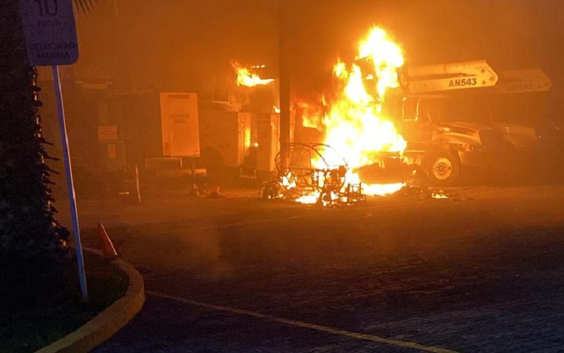 CFE, Morelia, Incendio