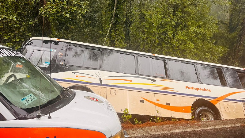 Carretera Pátzcuaro-Uruapan, Accidente