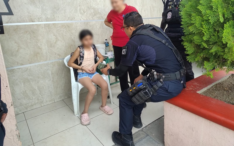 Niña extraviada, SSP, Apatzingán