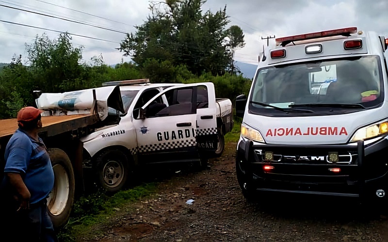 fuerte choque en Uruapan