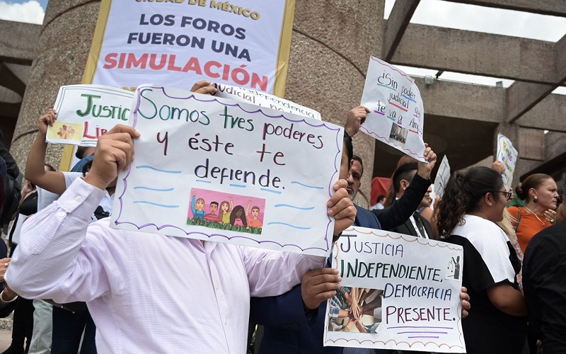 paro nacional, Jueces, Magistrados, México
