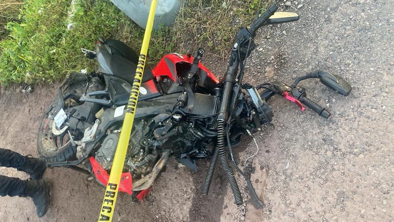 Accidente, motocicleta