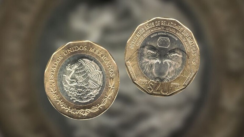 moneda con triple águila