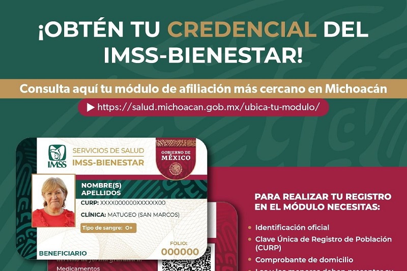 credencialización, IMSS Bienestar