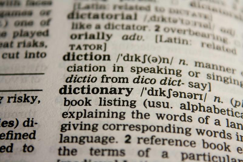 Diccionario de inglés