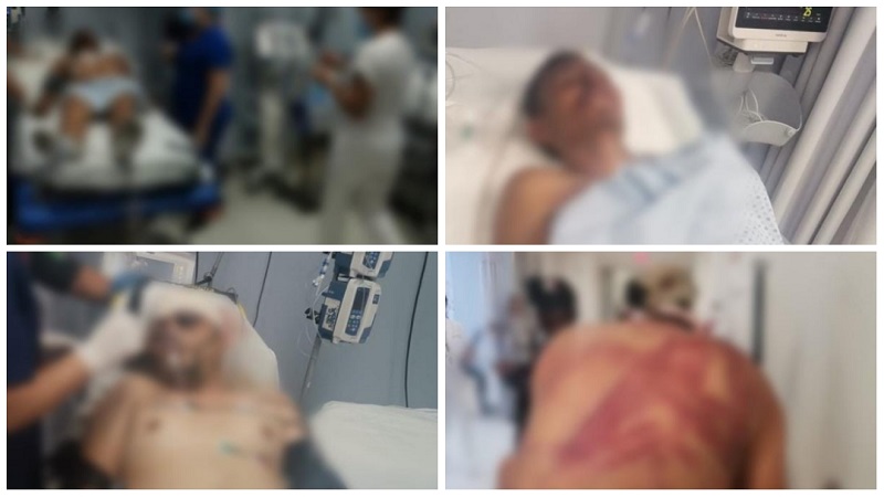 intensa riña, Penal, Charo, Heridos