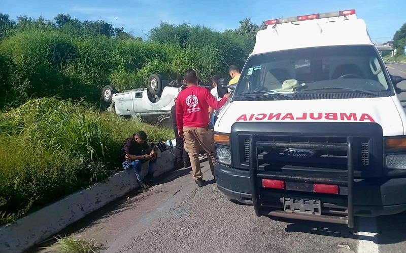 Autopista Siglo XXI, Volcadura, carroza fúnebre