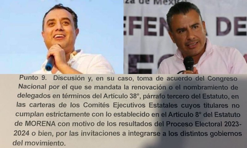 Los Suspirantes, En vilo la dirigencia del Morena