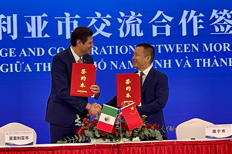 hermanamiento, Morelia, Nanning, China