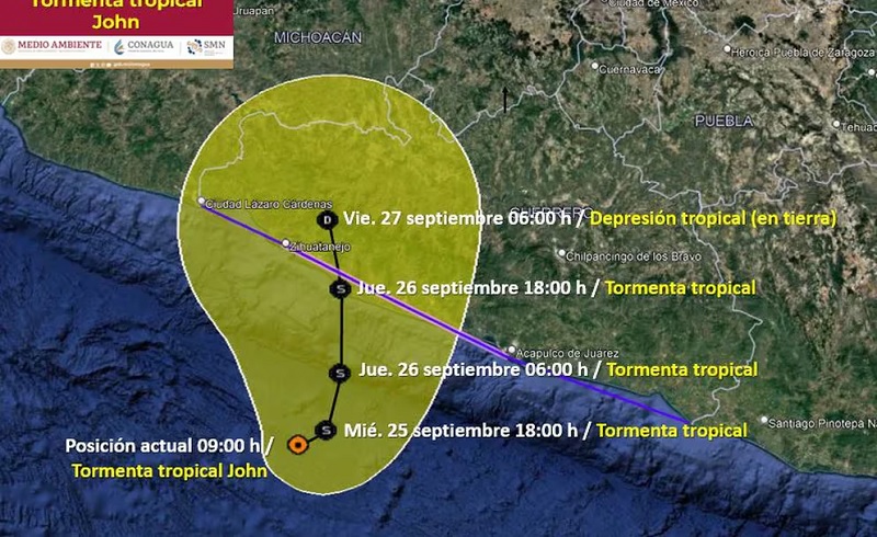 Tormenta Tropical John