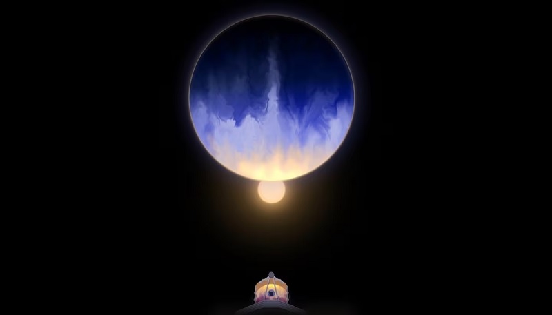 James Webb, exoplaneta inflado